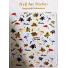 Stickers 2D - Motifs Décoration Ongles - Nail Art - Manucure Pédicure