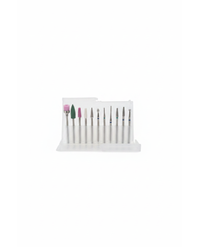 10 recharges ponceuse ongles – embouts manucure professionnels