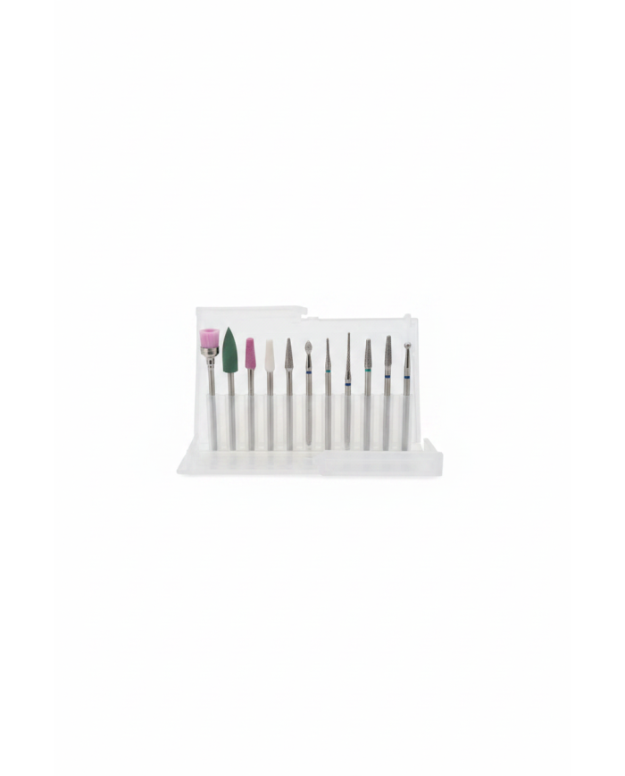 10 recharges ponceuse ongles – embouts manucure professionnels