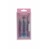 Kit 3 pinces sourcils – épilation précision professionnelle