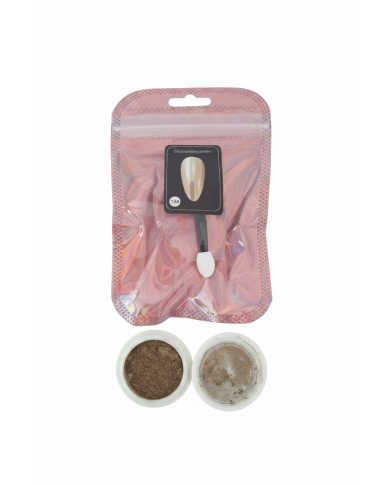 Poudre electroplating ongles – Effet chrome miroir