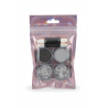 Set 4 effet miroir + feuille d’argent pour nail art