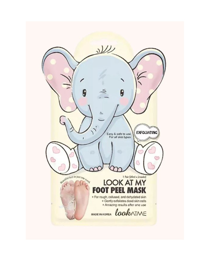 Look At Me Foot Peel Mask Elephant – Masque exfoliant pieds