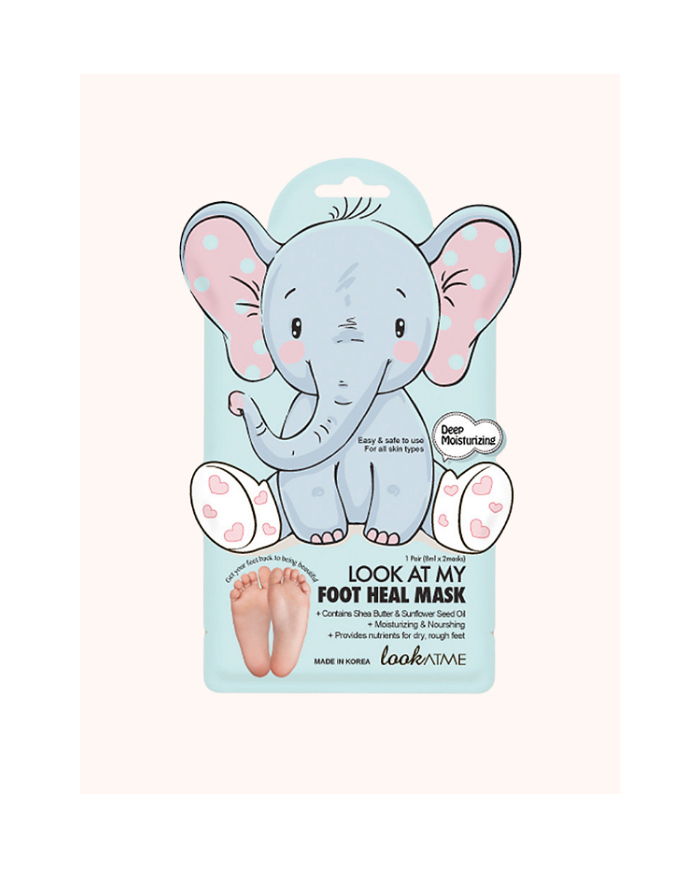 Look At Me Foot Relax Mask Bear – Masque hydratant pieds
