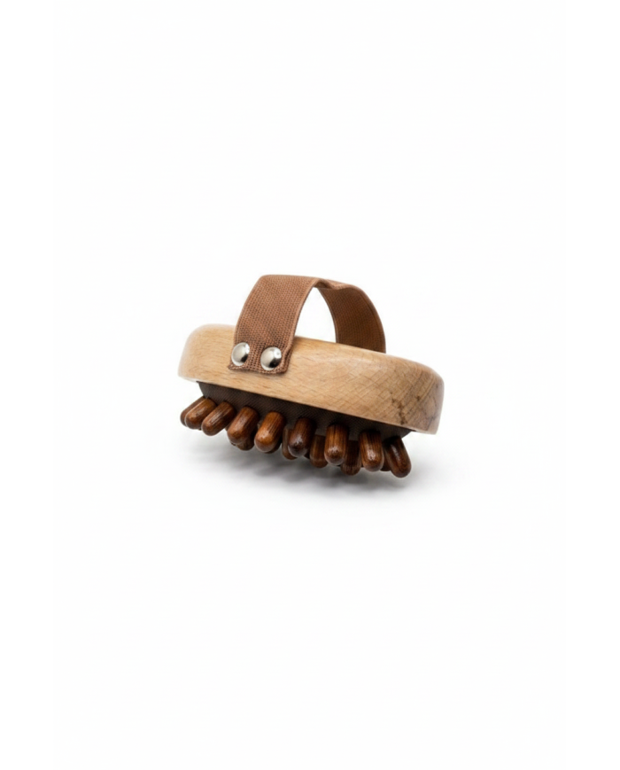 Brosse Pneumatique de Madérothérapie en Bois Naturel