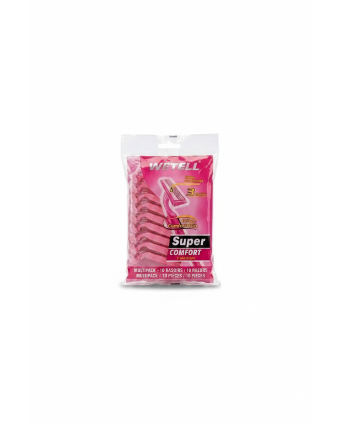 Wetell Rasoir 3 Lames Super Confort 10 Pièces