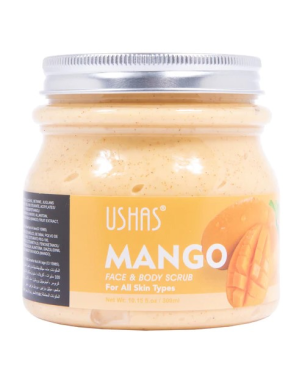 USHAS - Face & Body Scrub - Gommage Visage et Corps - Mango