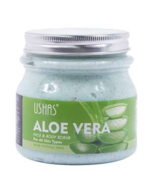 USHAS - Face & Body Scrub - Gommage Visage et Corps - Aleo Vera