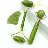 Pack Jade Roller 3 en 1 et Gua Sha - Massage Facial - Soins de Visage