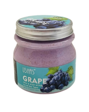 USHAS - Face & Body Scrub - Gommage Visage et Corps - Raisins