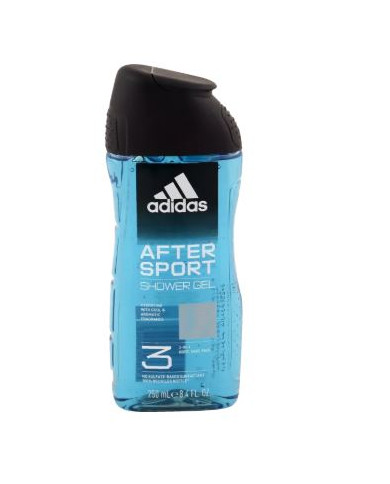 Adidas After Sport Gel Douche 3-en-1 250ml | Homme Sport Fraîcheur | Cherry Beauty Tunisie