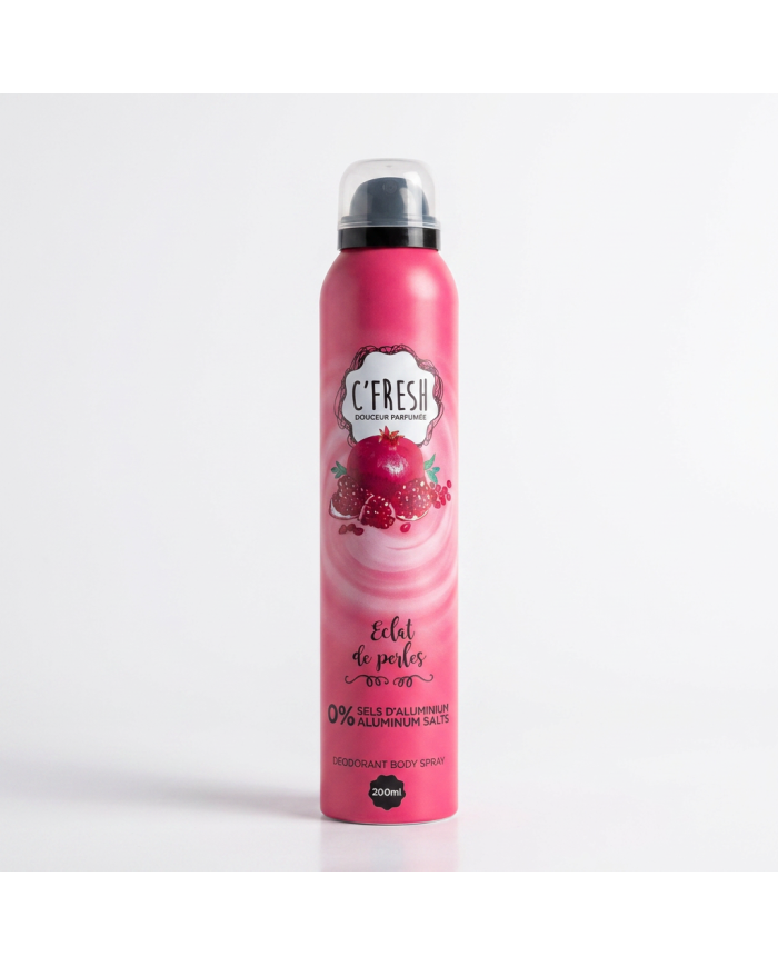 C’Fresh Éclat de Perles 200ml | Déodorant Femme Élégant & Frais | Cherry Beauty Tunisie