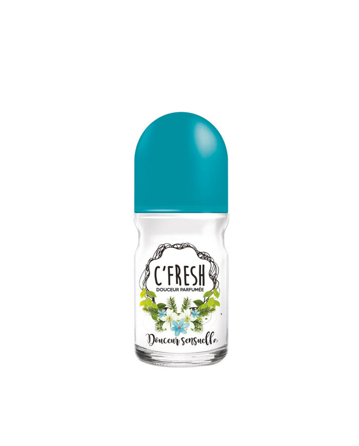 C’Fresh Roll-On Douceur Sensuelle 50ml | Déodorant Femme Sensuel | Cherry Beauty Tunisie