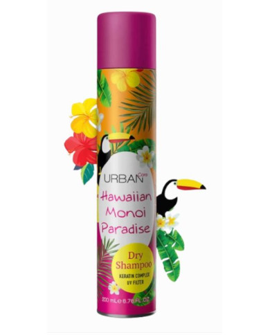 URBAN Care Shampooing Sec Hawaiian Monoi Paradise 200ml | Dry Shampoo Tropical | Cherry Beauty Tunisie