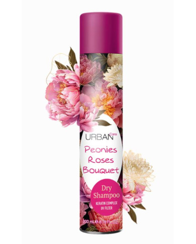 URBAN Care Shampooing Sec Pivoines Roses Bouquet 200ml | Dry Shampoo Floral | Cherry Beauty Tunisie