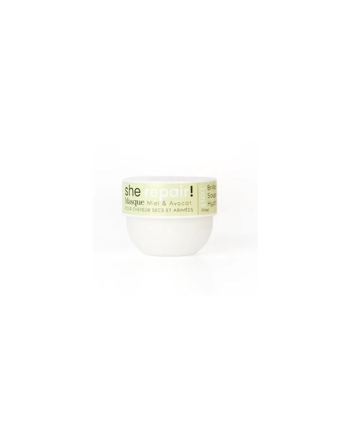 Azal SHE REPAIR Masque Cheveux Secs 150ml | Miel & Avocat | Cherry Beauty Tunisie