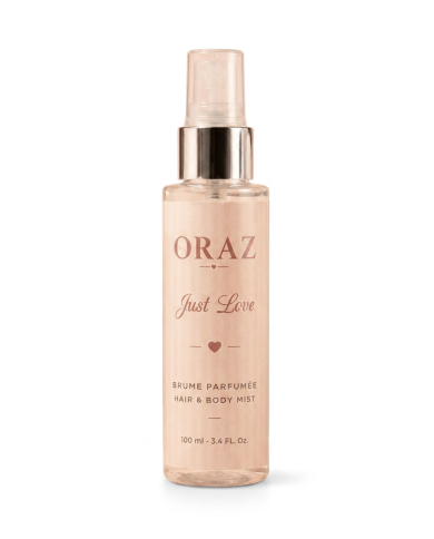 ORAZ Just Love Hair & Body Mist 100ml | Brume Parfumée Inspirée Paradiso | Cherry Beauty Tunisie