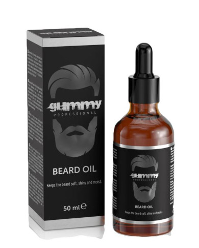 Gummy Mustache Oil 50ml | Huile Barbe & Moustache Homme | Cherry Beauty Tunisie