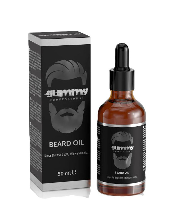 Gummy Mustache Oil 50ml | Huile Barbe & Moustache Homme | Cherry Beauty Tunisie