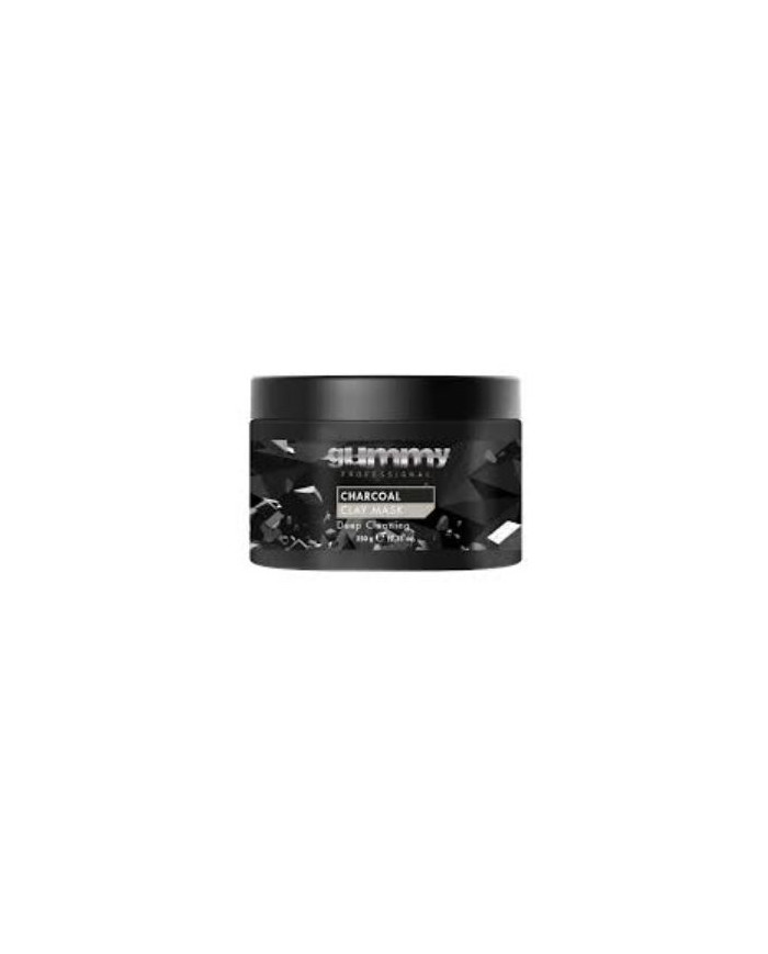 Gummy Clay Mask Charcoal 350g | Masque Visage Purifiant Homme & Femme | Cherry Beauty Tunisie