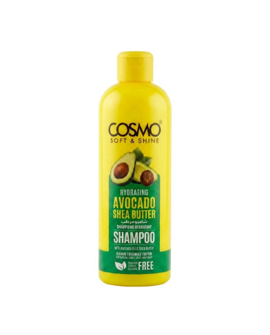 COSMO Shampoing Avocat & Karité 480ml | Sans Sulfate | Cherry Beauty Tunisie