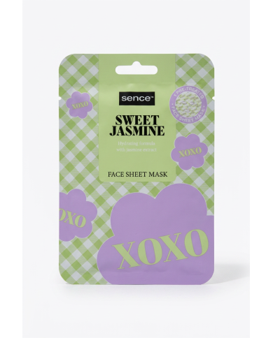 SENCE Sweet Jasmine Face Sheet Mask 20ml | Masque Tissu Hydratant Jasmin | Cherry Beauty Tunisie