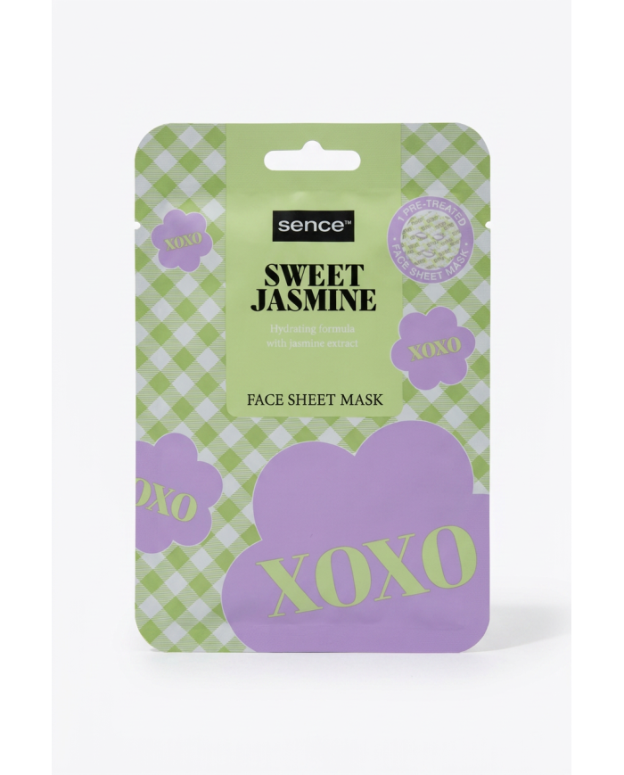 SENCE Sweet Jasmine Face Sheet Mask 20ml | Masque Tissu Hydratant Jasmin | Cherry Beauty Tunisie