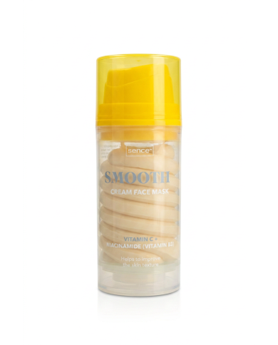 SENCE Smooth Cream Face Mask 100ml | Vitamine C & Niacinamide | Cherry Beauty Tunisie