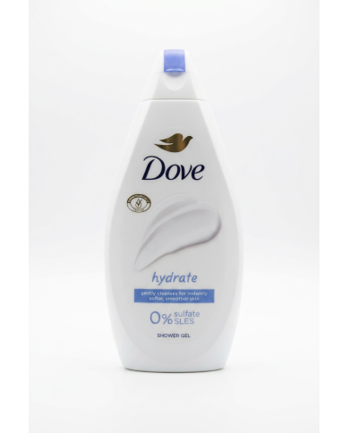 Dove Hydrate Gel Douche 450ml | 0% Sulfate & Sel | Cherry Beauty Tunisie