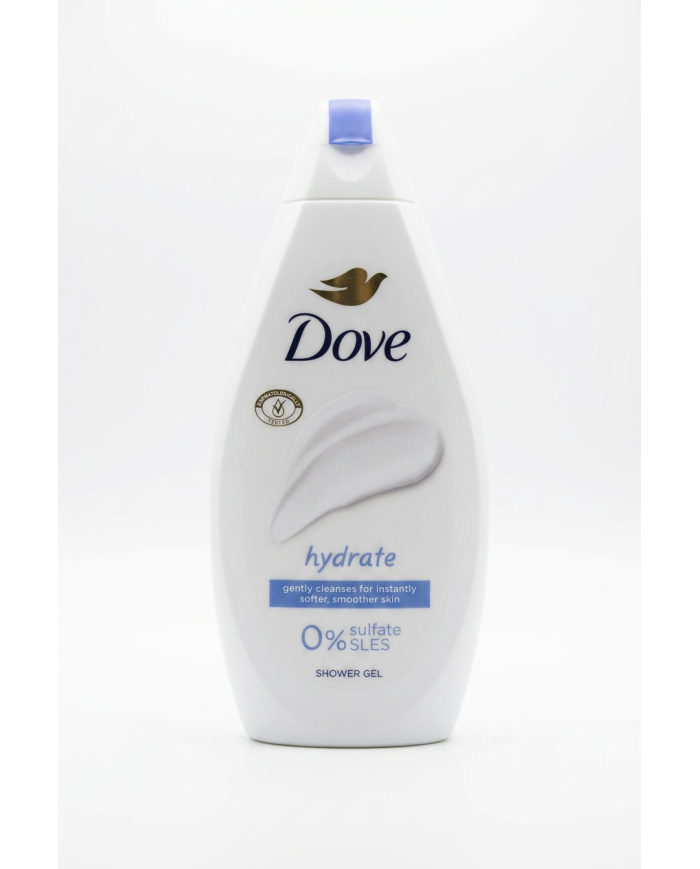 Dove Hydrate Gel Douche 450ml | 0% Sulfate & Sel | Cherry Beauty Tunisie