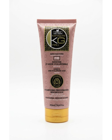 KERAGOLD FB Shampoing Renforçateur 250ml | Kératine, Biotine & Acide Hyaluronique | Cherry Beauty Tunisie