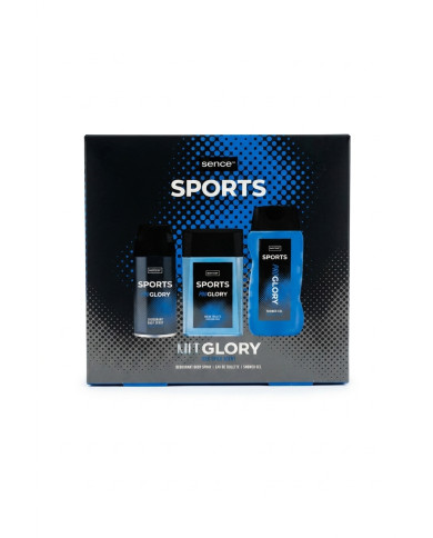 SENCE Sport Pro Glory Set | Eau de Toilette, Déodorant & Gel Douche | Cherry Beauty Tunisie