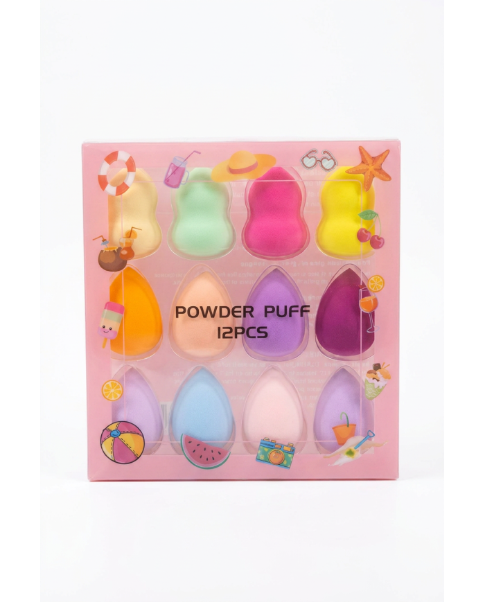 Set de 12 Beauty Blender | Éponges Maquillage Visage | Cherry Beauty Tunisie
