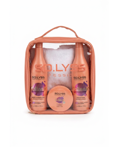 SOLYSS Pack Collaviar | Shampoing, Après-Shampoing, Masque & Serviette | Cherry Beauty Tunisie