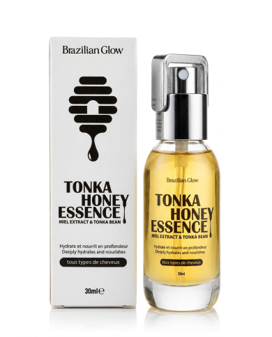 BRAZILIAN GLOW Sérum Tonka Honey Essence 30ml | Miel & Fève Tonka | Cherry Beauty Tunisie