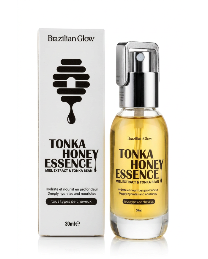 BRAZILIAN GLOW Sérum Tonka Honey Essence 30ml | Miel & Fève Tonka | Cherry Beauty Tunisie