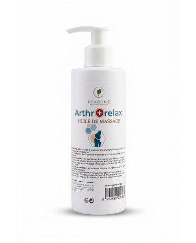 PIVOINE Huile de Massage Arthér Relax 250ml | Massage Chauffant | Cherry Beauty Tunisie