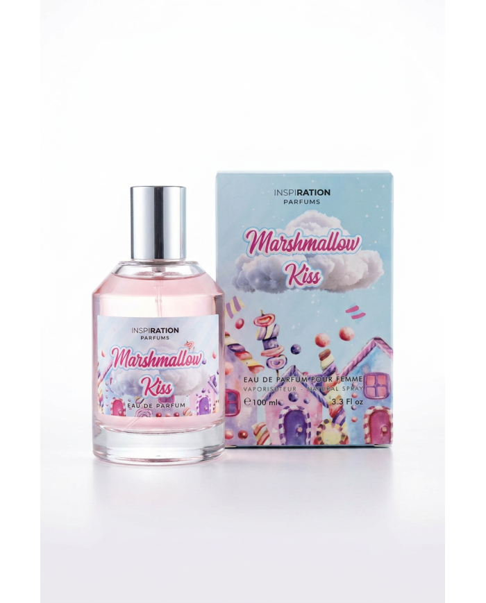 INSPIRATION PARFUM Marshmallow Kiss Eau de Parfum 100ml | Inspiré de Kayali Yum Boujee Marshmallow | Cherry Beauty Tunisie