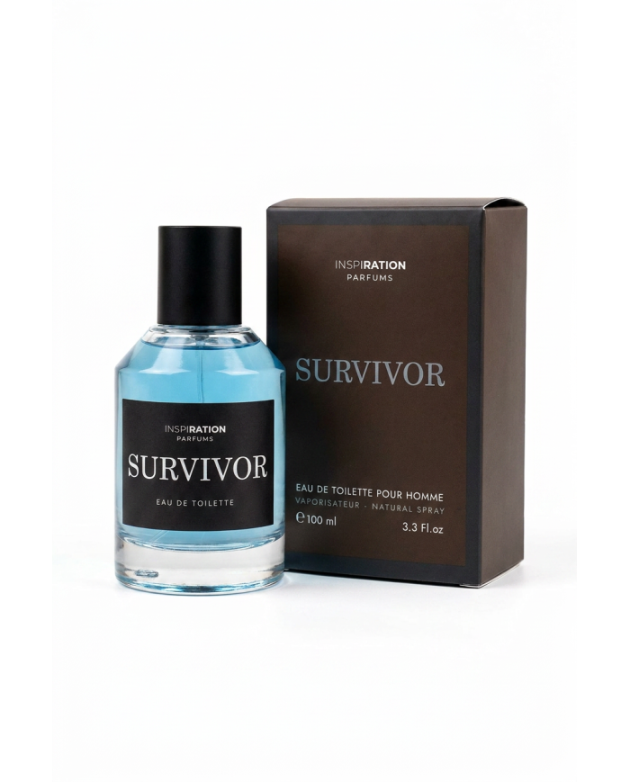 INSPIRATION PARFUM Survivor 100ml | Inspiré de Dior Sauvage Homme | Cherry Beauty Tunisie