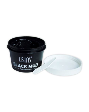 USHAS - Black Mud Mask - Masque Visage Boue Noir - Eclat