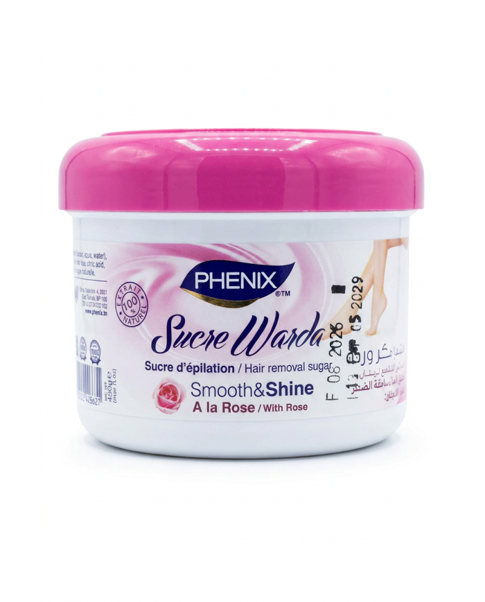 PHENIX WARDA Sucre Épilation Rose 450g | Sucre Dépilatoire | Cherry Beauty Tunisie