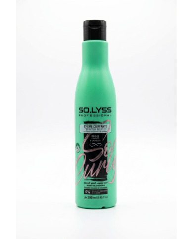 SOLYSS Crème Coiffante Bouclante 250ml | Définition Boucles | Cherry Beauty Tunisie