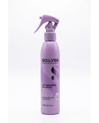 SOLYSS Lait Magique 200ml | Soin Démêlant Sans Rinçage | Kératine | Cherry Beauty