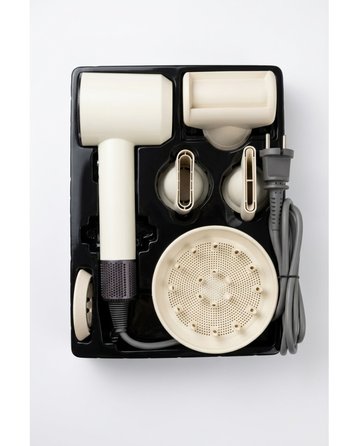 LEAFLESS Hair Dryer 5 Embouts | 3 Vitesses & Températures | Cherry Beauty Tunisie