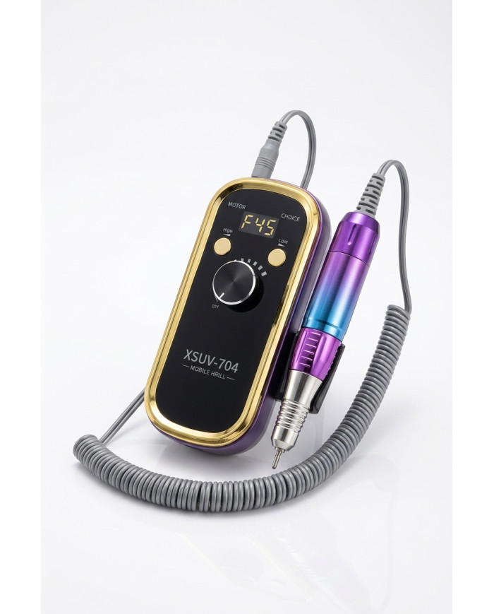 Portable Nail Drill XSUV-704 45 000 RPM | Ponceuse Ongles Sans Fil | Cherry Beauty