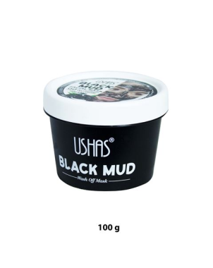 USHAS - Black Mud Mask - Masque Visage Boue Noir - Eclat