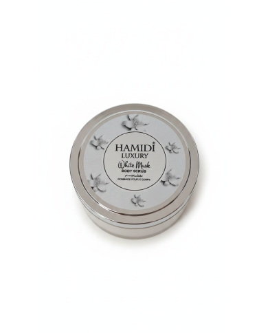 HAMIDI LUXURY Body Scrub White Musk 250ml | Gommage Corps | Cherry Beauty Tunisie