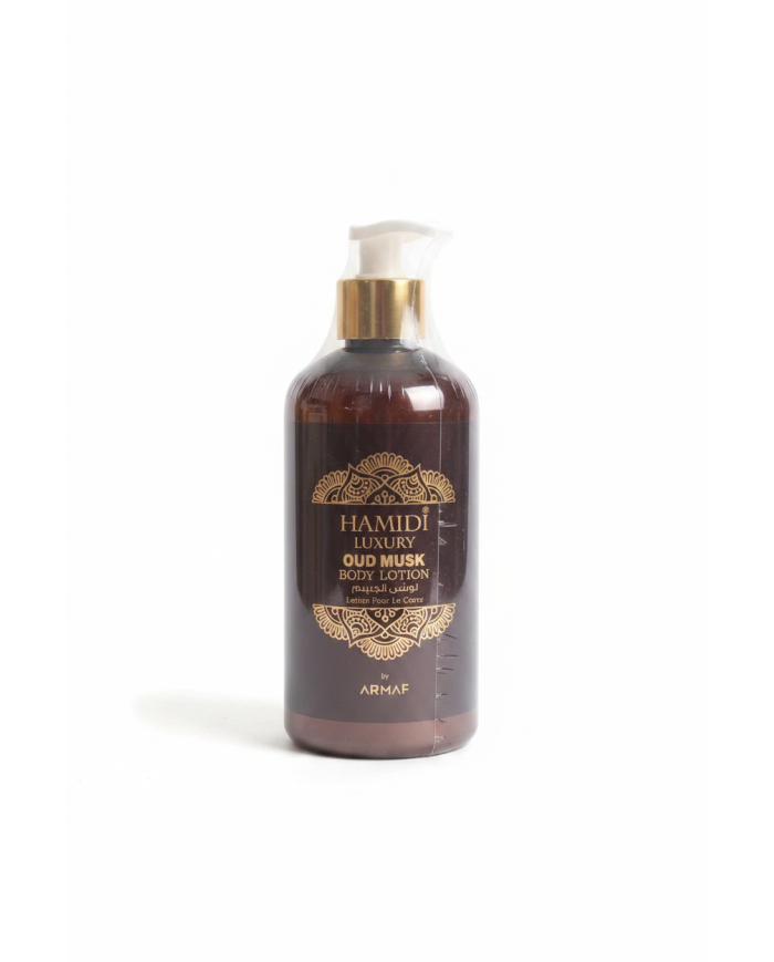 Hamidi Luxury Oud Musk – Lotion Corporelle Hydratante 500ML