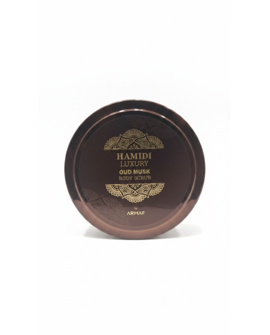 HAMIDI LUXURY Body Scrub Oud Musk 250ml | Gommage Corps | Cherry Beauty Tunisie