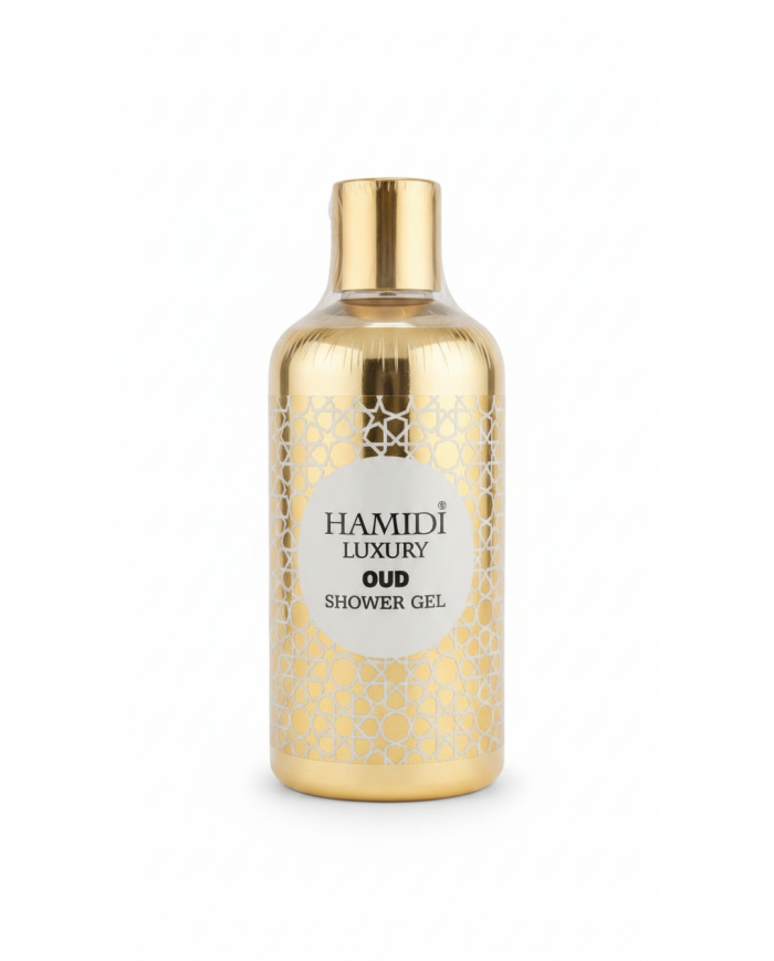 HAMIDI LUXURY Oud Shower Gel 500ml | Gel Douche Parfumé à l'Oud | Cherry Beauty